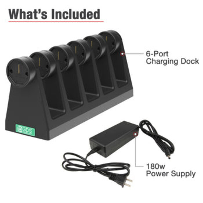 RAM MOUNT RAM Mounts GDS® Uni-Connâ?¢ 6-Port Powered Dock for Tablets with IntelliSkin®