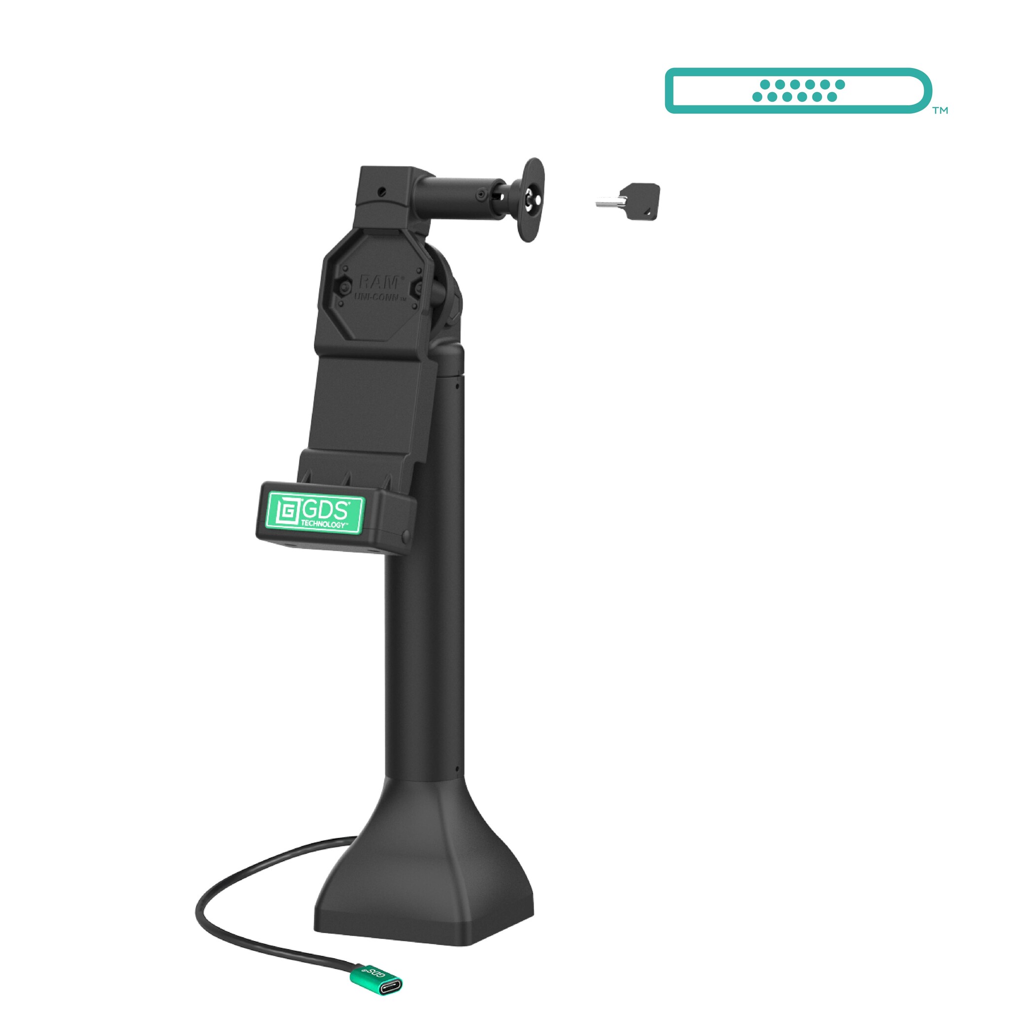 RAM MOUNT <p>Support de verrouillage Uni-Connâ?¢ 14' avec USB-C</p>