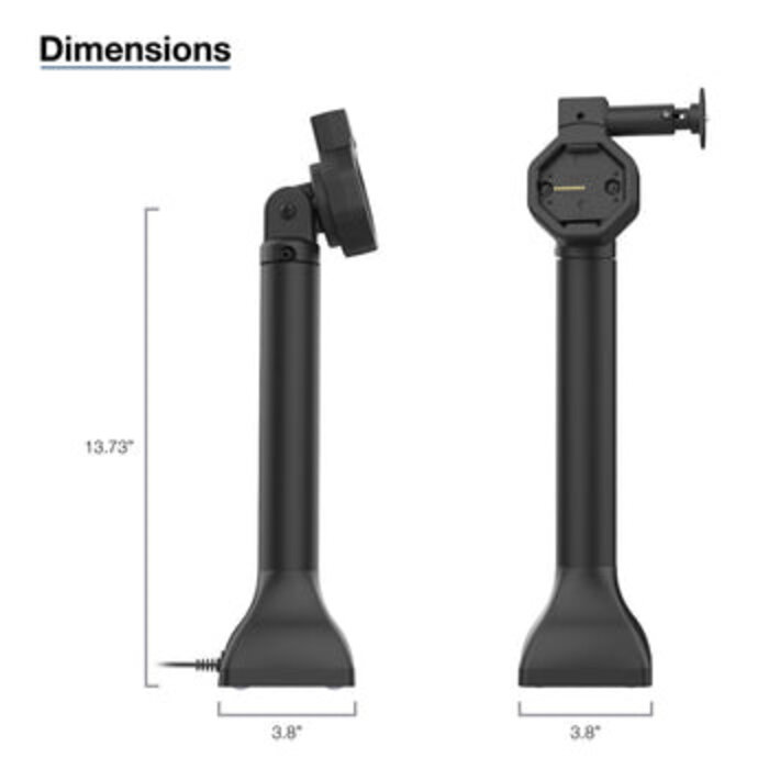 RAM MOUNT GDS® Uni-Connâ?¢ Powered 14' Locking Pedestal Dock with USB-C