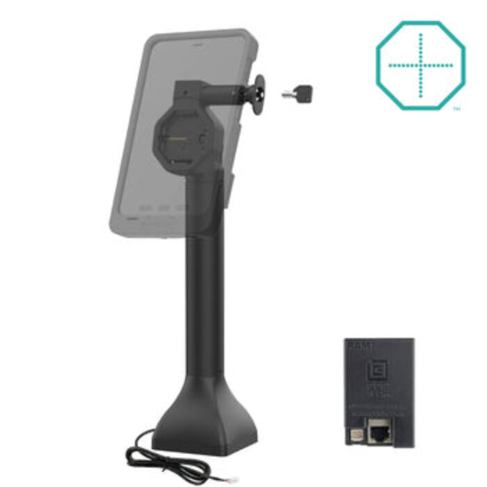 RAM MOUNT Base giratoria GDS® Uni-Connâ?¢ con bloqueo y alimentaciÃ³n de 14' con PoE
