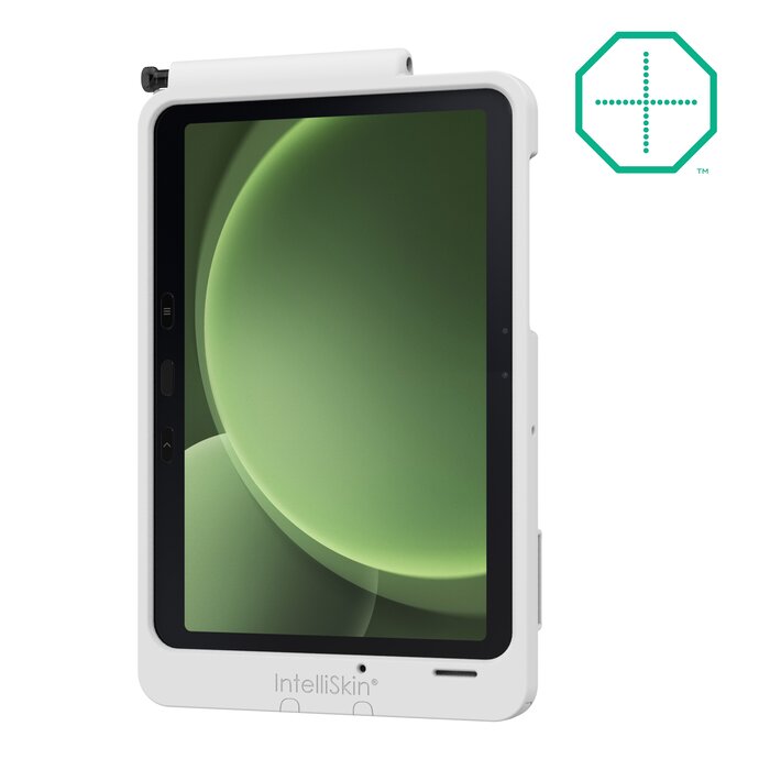 RAM MOUNT Funda protectora RAM Mounts IntelliSkin Thin-Case para Samsung Galaxy Tab Active5 Pro y 4 Pro - Almohadillas Pogo traseras - Puerto USB-C externo - Tecnología GDS - Gris claro