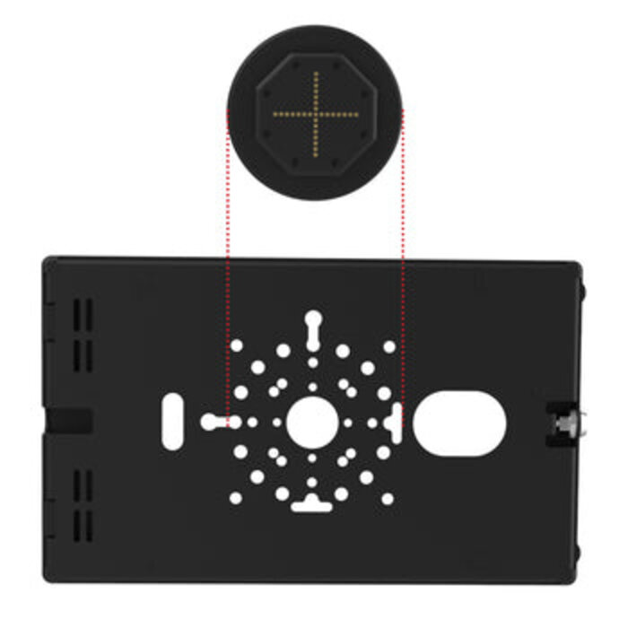 RAM MOUNT RAM Mounts GDS® Uni-Connâ?¢ Powered Adapter with USB-C for Safe-Caseâ?¢ - incl. Screw Set