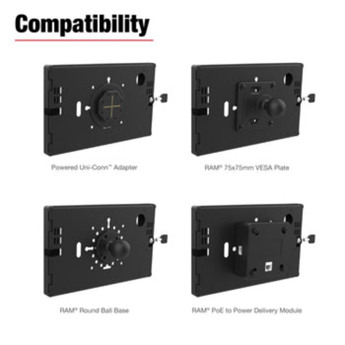 RAM MOUNT RAM Mounts Safe-Case para Samsung Galaxy Tab A9 - Cerrable - varios patrones de orificios