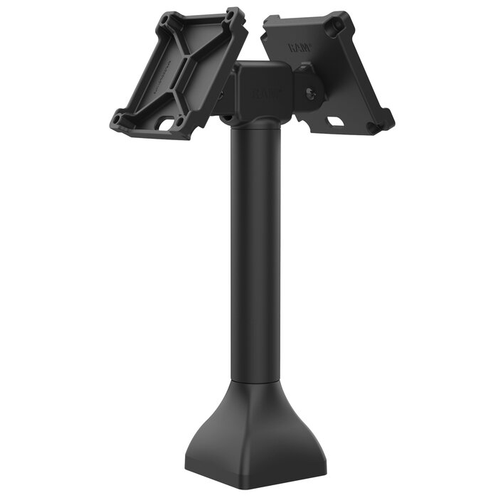 RAM MOUNT Base de pie RAM Mounts (14 pulgadas) - dos soportes VESA de 100x100 mm giratorios 180°