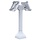 RAM Mounts Base (14 pulgadas) - dos soportes VESA de 100x100 mm giratorios 180°, gris claro