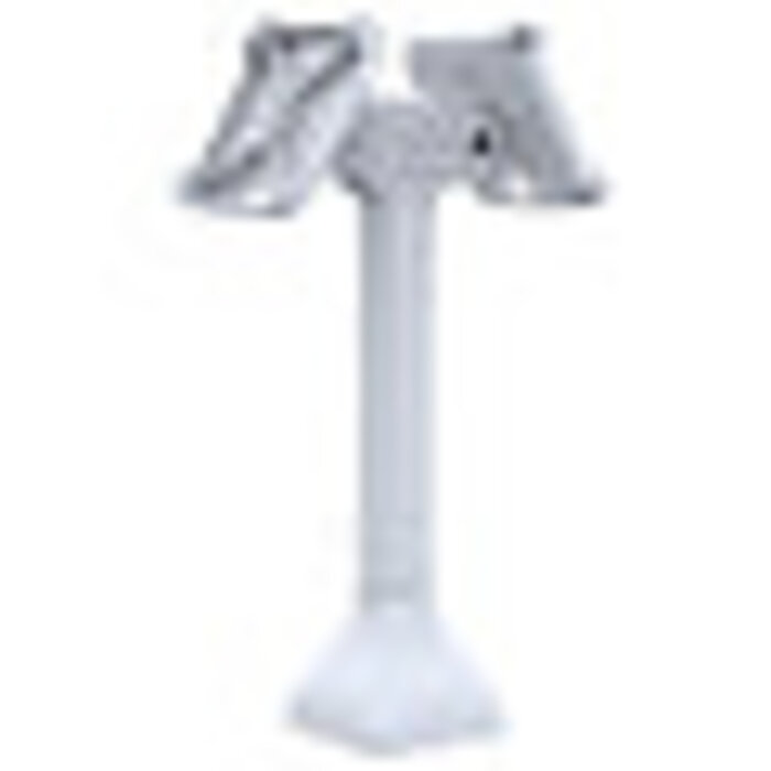 RAM MOUNT RAM Mounts Base (14 pulgadas) - dos soportes VESA de 100x100 mm giratorios 180°, gris claro