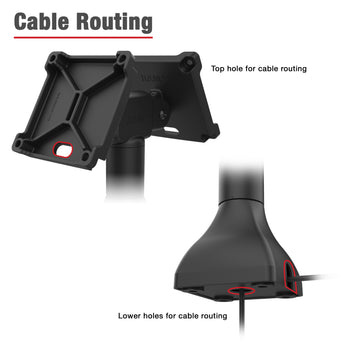 RAM MOUNT RAM Mounts Standfuss (7 Zoll) - zwei 180° schwenkbare 100x100 mm VESA Aufnahmen
