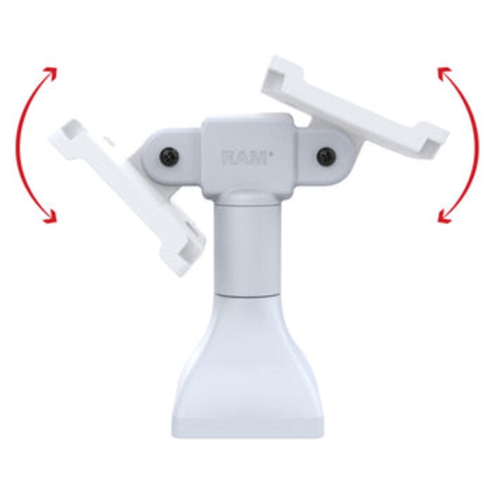 RAM MOUNT RAM Mounts Pied (7 pouces) - deux supports VESA 100x100 mm orientables à 180°, gris clair