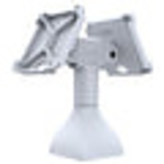 RAM MOUNT RAM Mounts Base (7 pollici) - due attacchi VESA da 100x100 mm orientabili a 180°, grigio chiaro