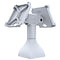 RAM MOUNT RAM Mounts Base (7 pulgadas) - dos soportes VESA giratorios 180° de 100x100 mm, gris claro