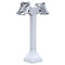 RAM MOUNT Pied RAM Mounts (35,6 cm) - deux supports VESA pivotants à 180° de 75x75 mm, gris clair