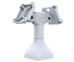 RAM MOUNT RAM Mounts Base (7 pulgadas) - dos soportes VESA giratorios de 180° (75x75 mm), gris claro