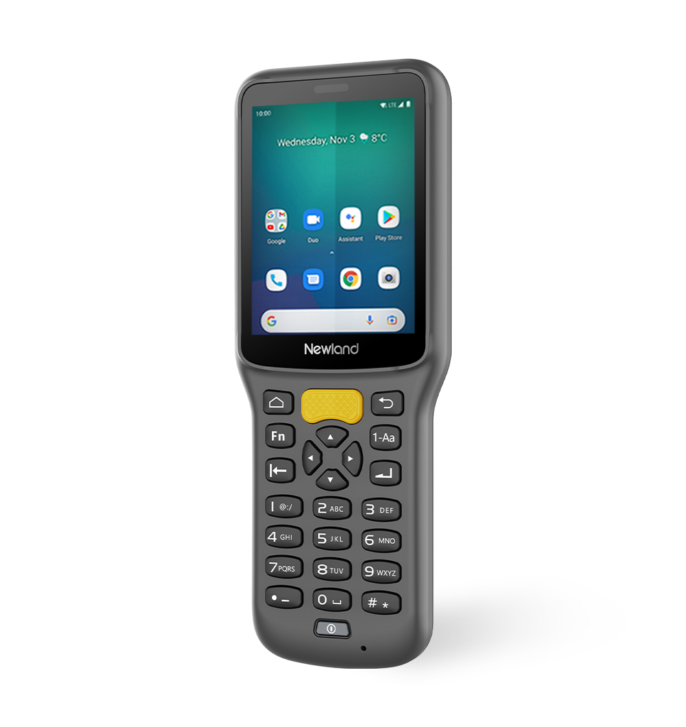 Newland Newland MT37 Baiji-Serie, 2D, 7,1 cm (2,8''), GPS, USB-C, BT, WiFi, 4G, NFC, Android, en kit, GMS, 3300 mAh