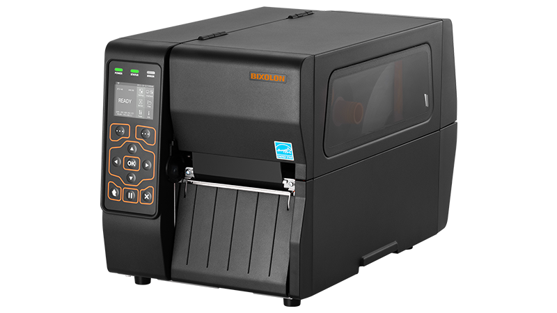 BIXOLON Bixolon XT3-40, 8 punti/mm (203 dpi), spellicolatore, riavvolgimento, display, USB, USB Host, RS232, Ethernet, 128 MB RAM / 128 MB Flash