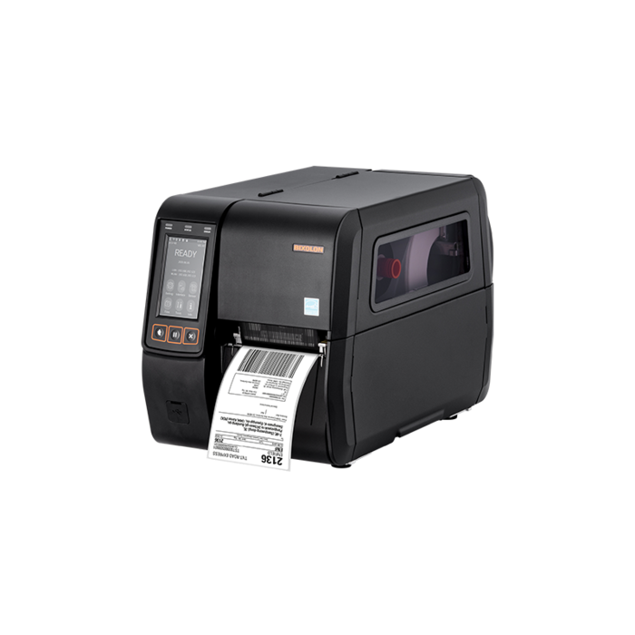 BIXOLON Bixolon XT5-40, 8 dots/mm (203 dpi), disp. (kleur), RTC, USB, USB Host, RS232, Ethernet, zwart, 512 MB RAM / 512 MB Flash