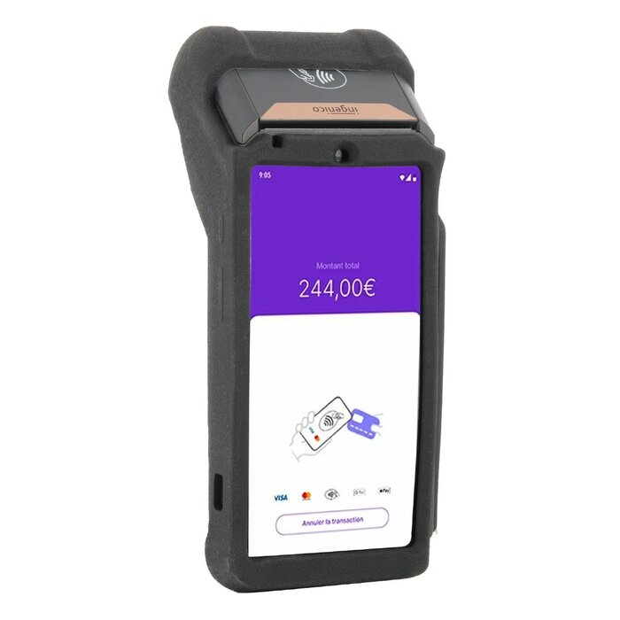MOBILIS Coque de protection en silicone Mobilis pour terminal Ingenico DX 8000 en noir