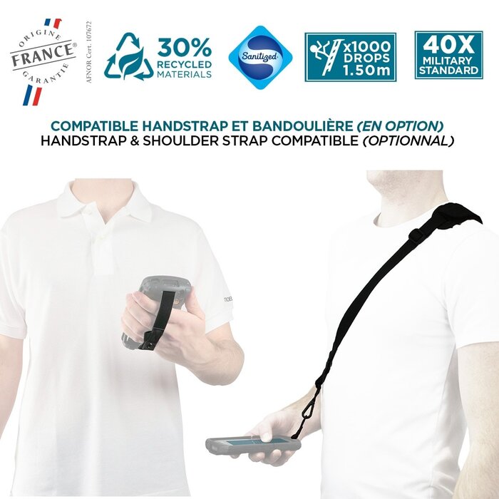 MOBILIS Coque ultra-résiliente PROTECH pour Datalogic Memor 30 et Memor 35