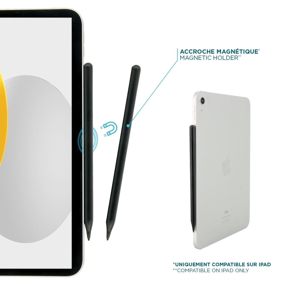 MOBILIS Stylet Actif Universel pour Tablette MOBILIS - Précision et Autonomie