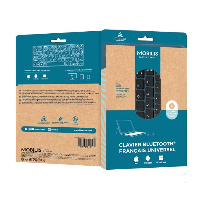 MOBILIS Clavier Bluetooth universel Mobilis - Bleu