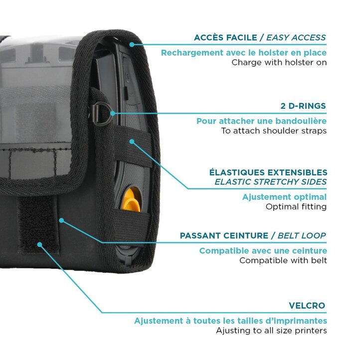 MOBILIS MOBILIS Universal Soft Case for Mobile Printer Size S with Shoulder Strap 031019