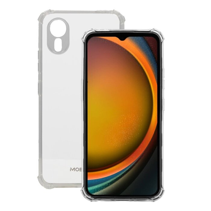 MOBILIS R Series Protective Case for Galaxy XCover 7 with Reinforced Corners - Transparent