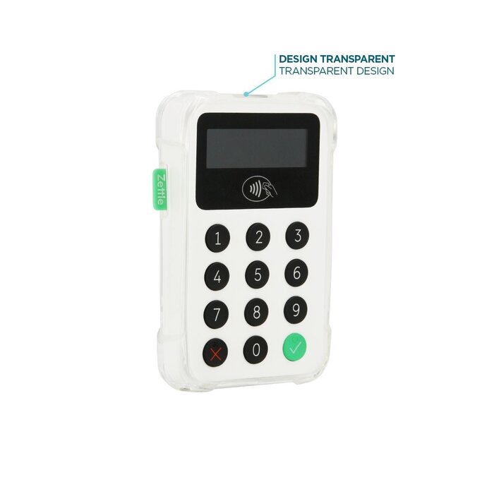 MOBILIS R Series Protective Case with Reinforced Corners for Zettle Reader 2 - Transparent