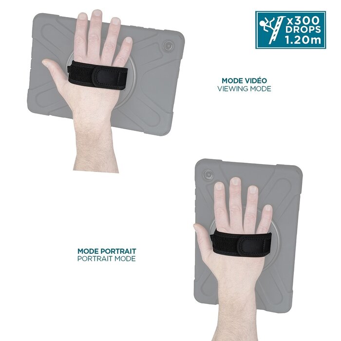 MOBILIS Estuche reforzado MOBILIS All in Case para Galaxy Tab Active5 - Galaxy Tab Active3 8'' con correa de hombro