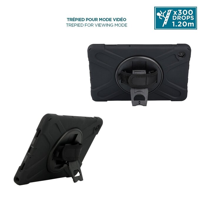 MOBILIS Custodia rinforzata MOBILIS All in Case per Galaxy Tab Active5 - Galaxy Tab Active3 8'' con tracolla