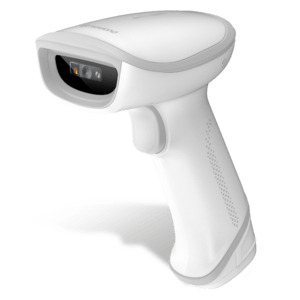 Newland HR23 V2 Dorada A1 Weiß 2D CMOS Handheld Leser mit 2 m weißem geraden USB-Kabel, smart stand kompatibel