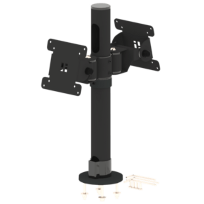 POSPOLE Brazo de montaje fijo POSPOLE 45 mm - 38 mm, 400 mm, modelo PP-A4538-11493-9005