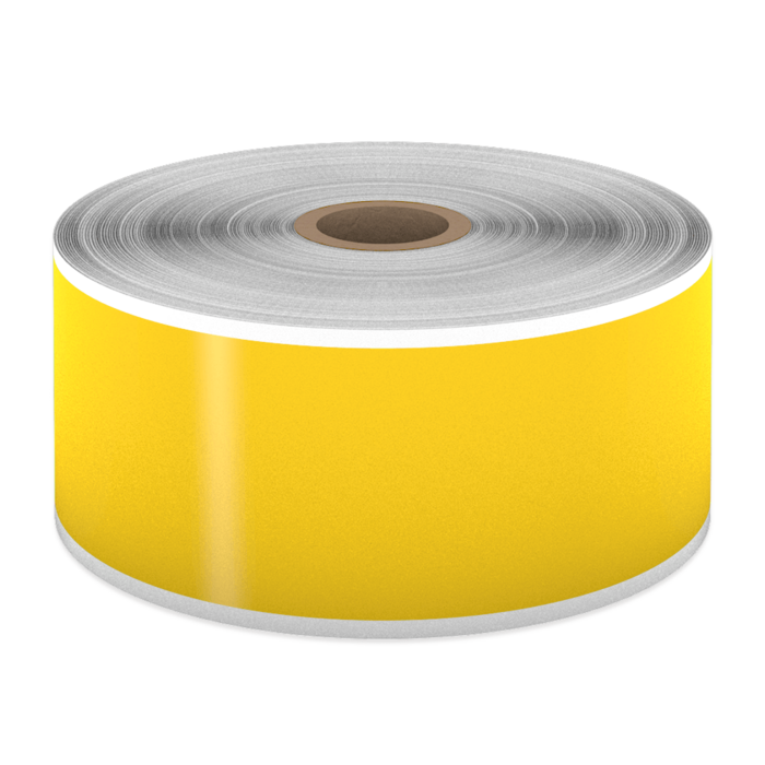 DuraLabel Nastro in vinile giallo premium (50 mm x 42,6 m) compatibile con stampanti DuraLabel Toro Max e Bronco Max