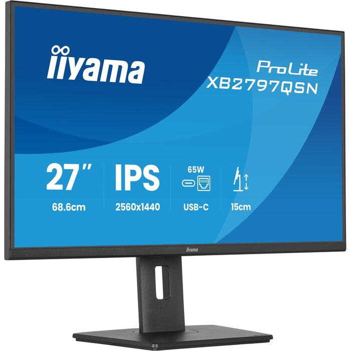 IIYAMA Monitor LED 27'' iiyama ProLite XB2797QSN-B1 con risoluzione 2560x1440