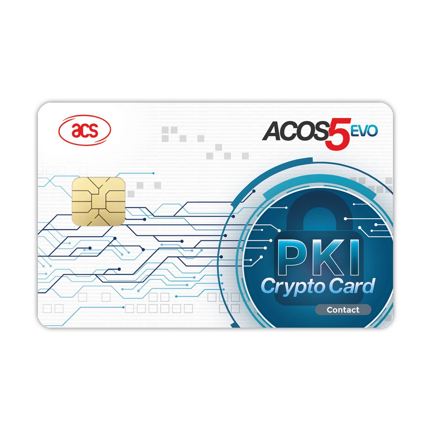 ACS Tarjeta Inteligente PKI de Contacto ACS ACOS5-K1A con 192 KB