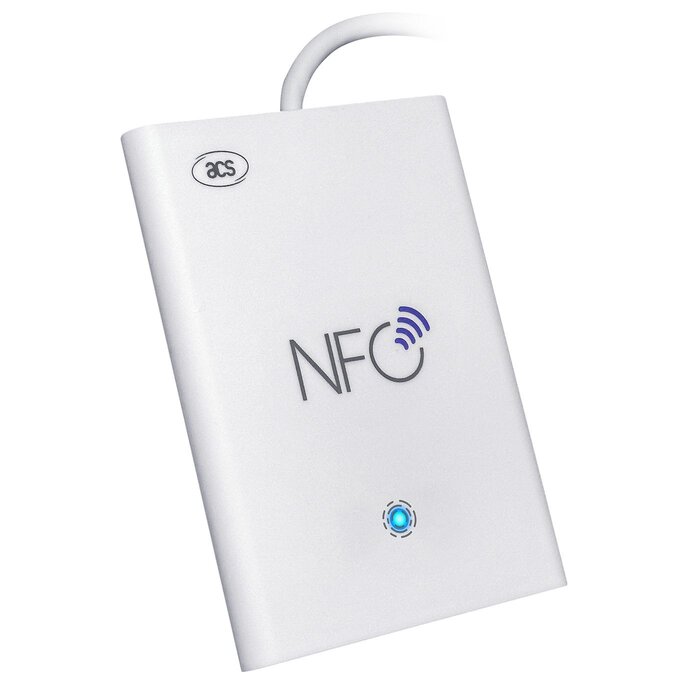 ACS Lector NFC USB ACS AquaGuard IP67, modelo ACR1552U-A2, sin soporte