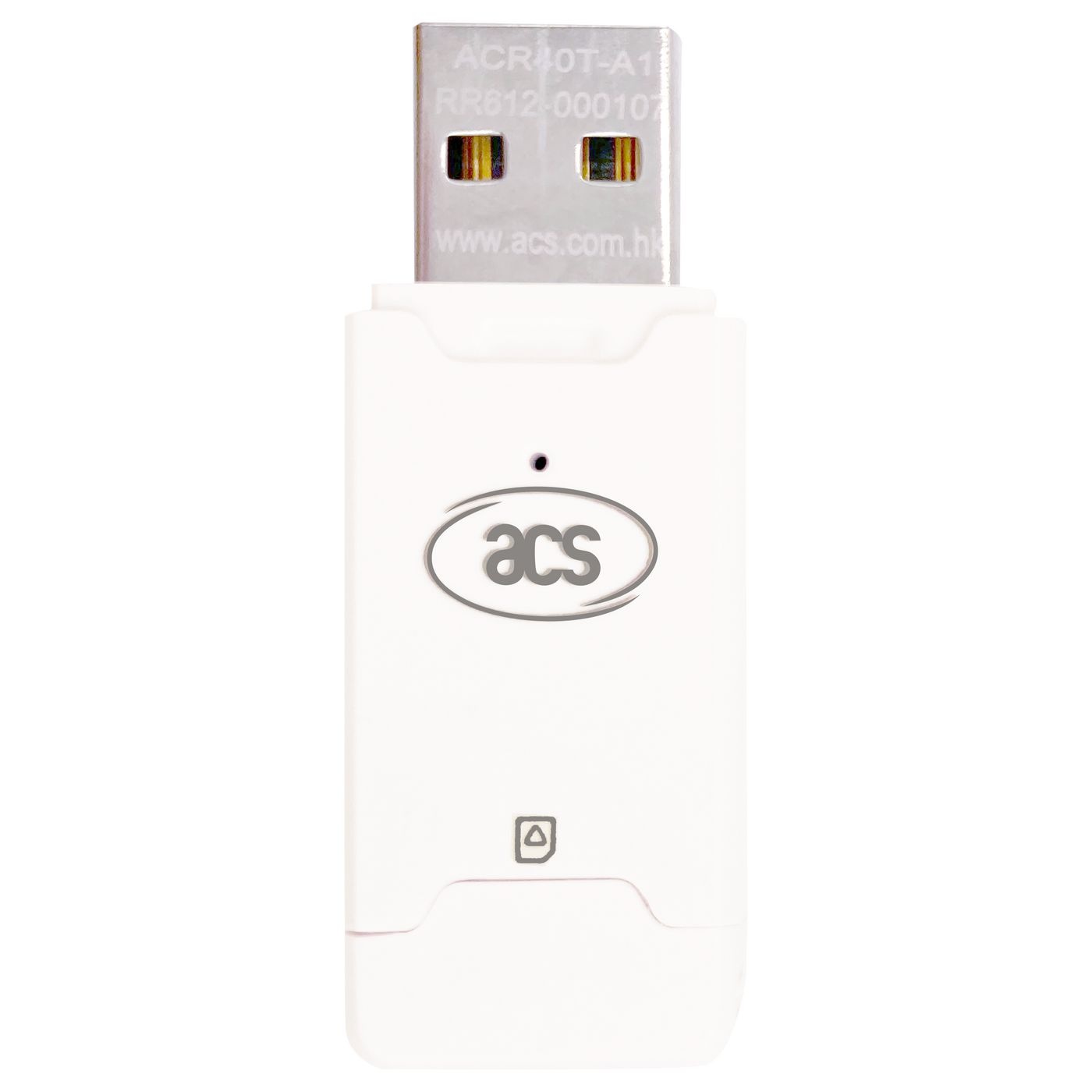 ACS Compact ACS ACR40T-A1 USB Type-A Smart Card Reader for SIM-Sized Cards (2FF)