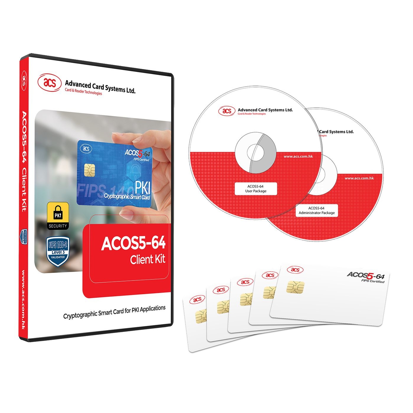 ACS ACS ACOS5-64 Client Kit Compleet Pakket (MPN: EVK-ACOS5)