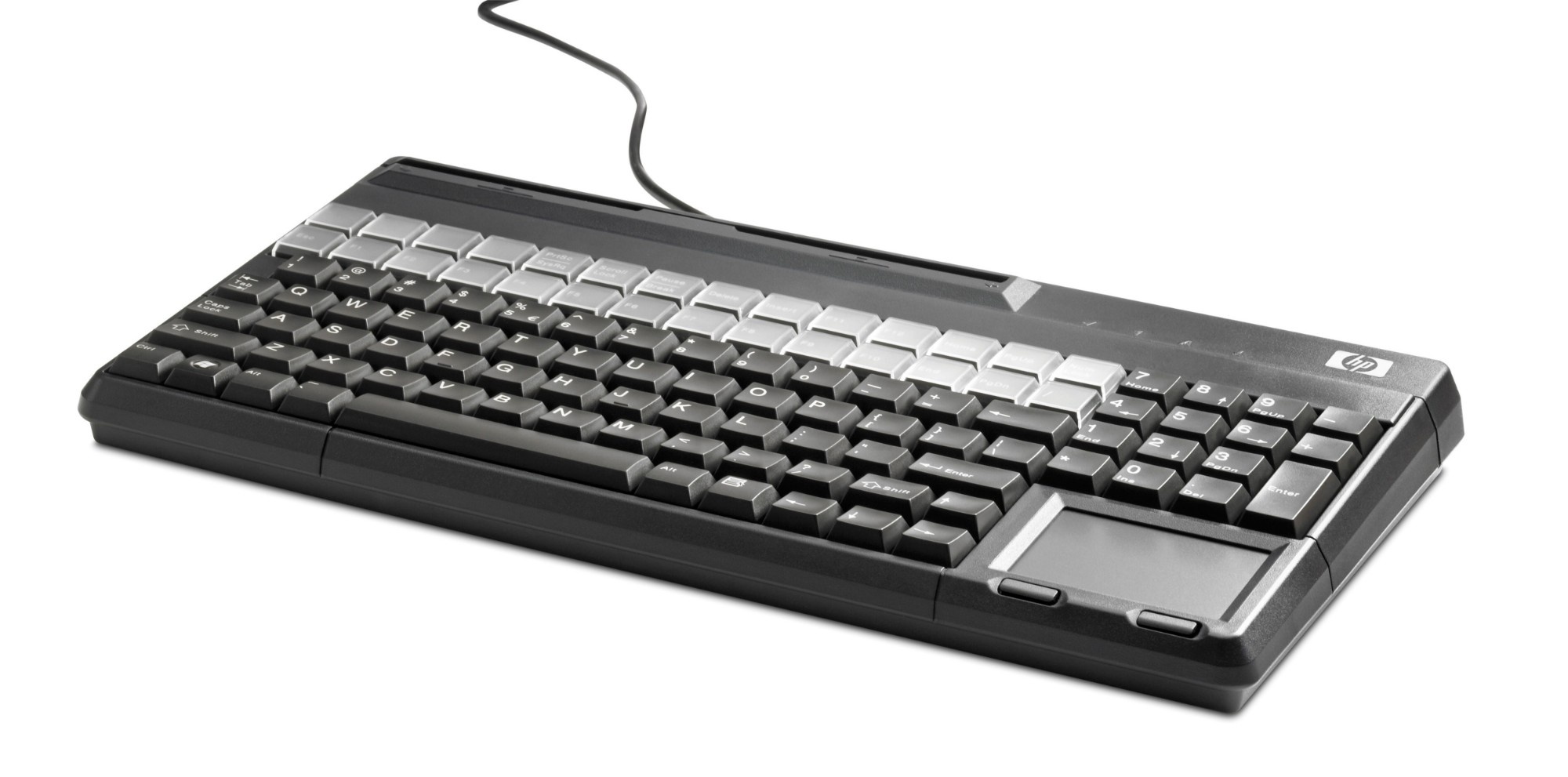 Clavier POS HP avec lecteur de bande magnétique (MSR) pour Belgique - Localisation anglaise