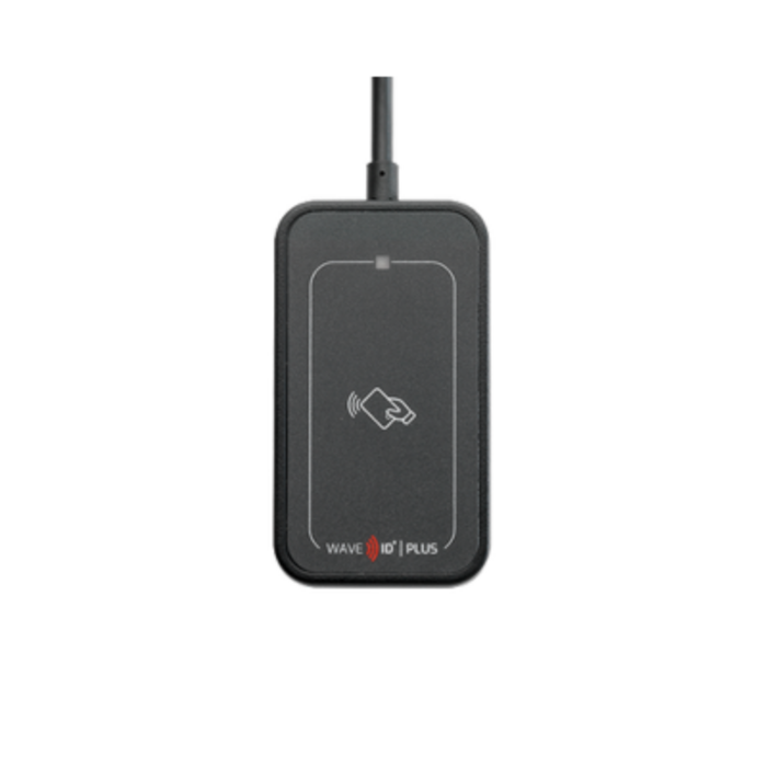 Lecteur USB RF IDEAS WAVE ID Plus Mini CCID avec iCLASS SE & Seos Noir US, référence RDR-80036BKU