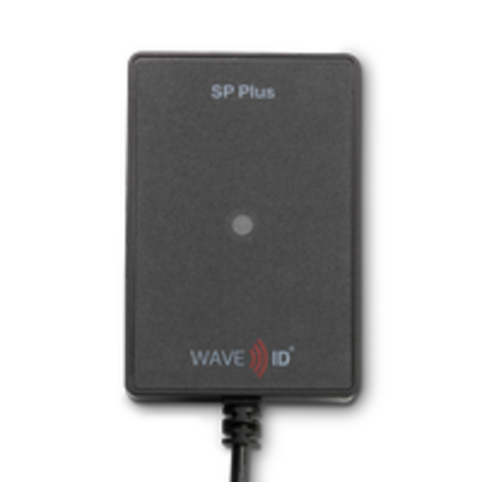 Sicherer schwarzer USB-Leser RF IDEAS WAVE ID SP Plus mit iCLASS ID, Seos und MIFARE RDR-800H1BKU-M-AMZN