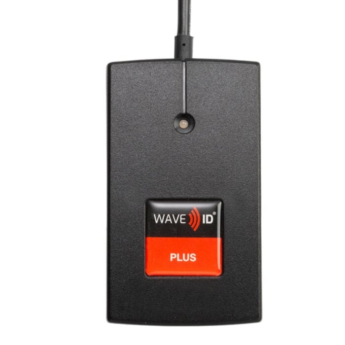 RF IDEAS WAVE ID Plus Keystroke Ricoh SOP USB Reader Model RDR-80541AKU-RSOP with Removable Hinge Cover