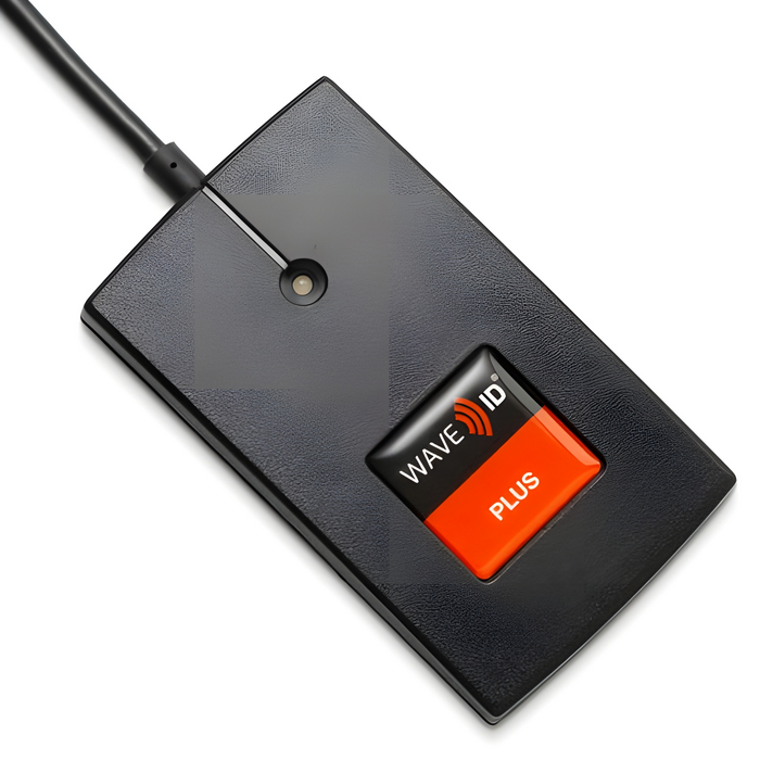 RF IDEAS WAVE ID Plus Keystroke Ricoh SOP USB Reader Model RDR-80541AKU-RSOP with Removable Hinge Cover