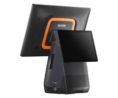 SUNMI SUNMI T2s POS Terminal with SUNMI OS, Android 9.0, 15.6" + 10" Dual Displays, 4GB RAM, 64GB Storage, 80mm Thermal Printer