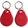 Porte-clés RFID MIFARE Classic 1K ACS MIFC1-A8KACSE, Rouge, 40,5 x 32 x 4,2 mm, lot de 100 pièces minimum