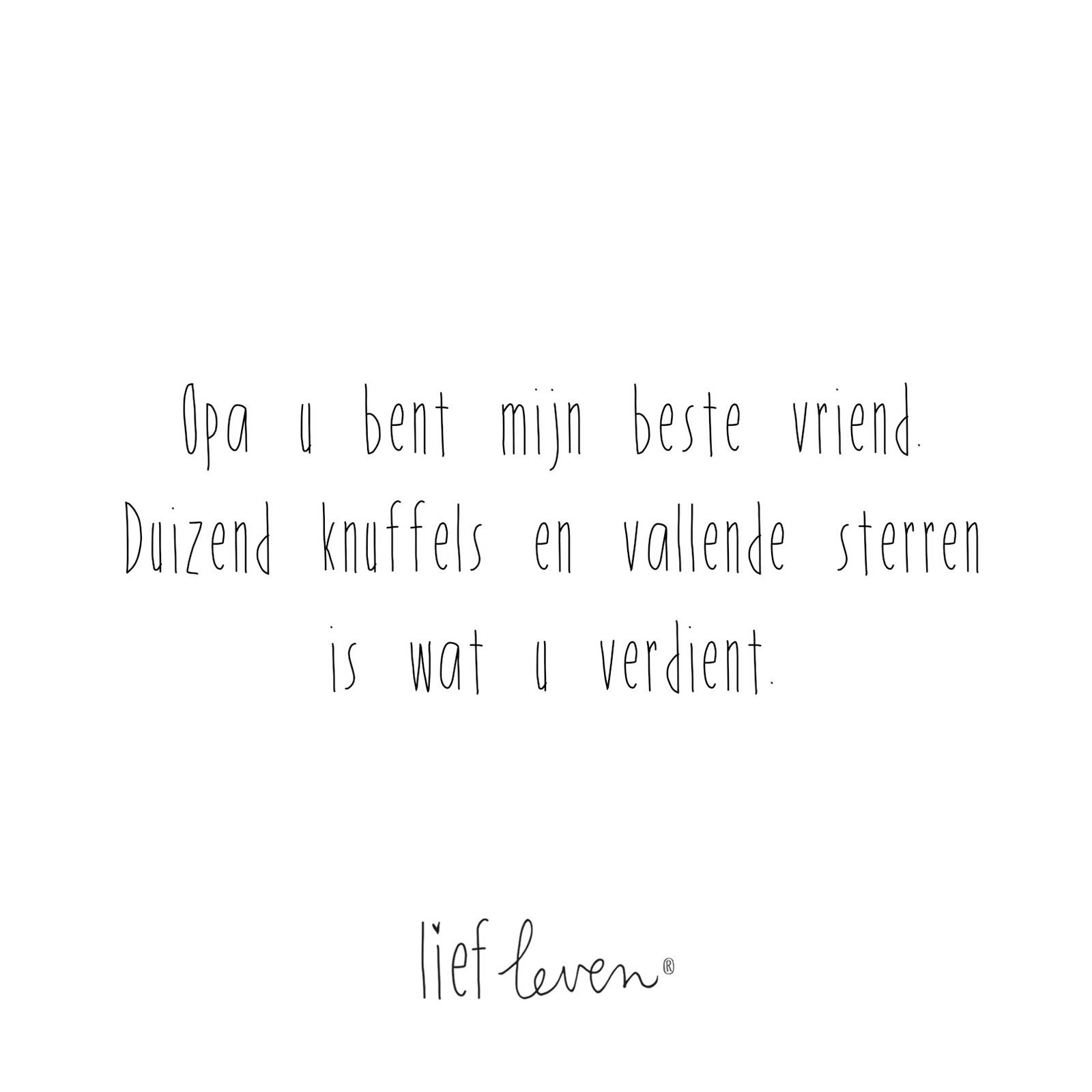Mini poster • Voor opa