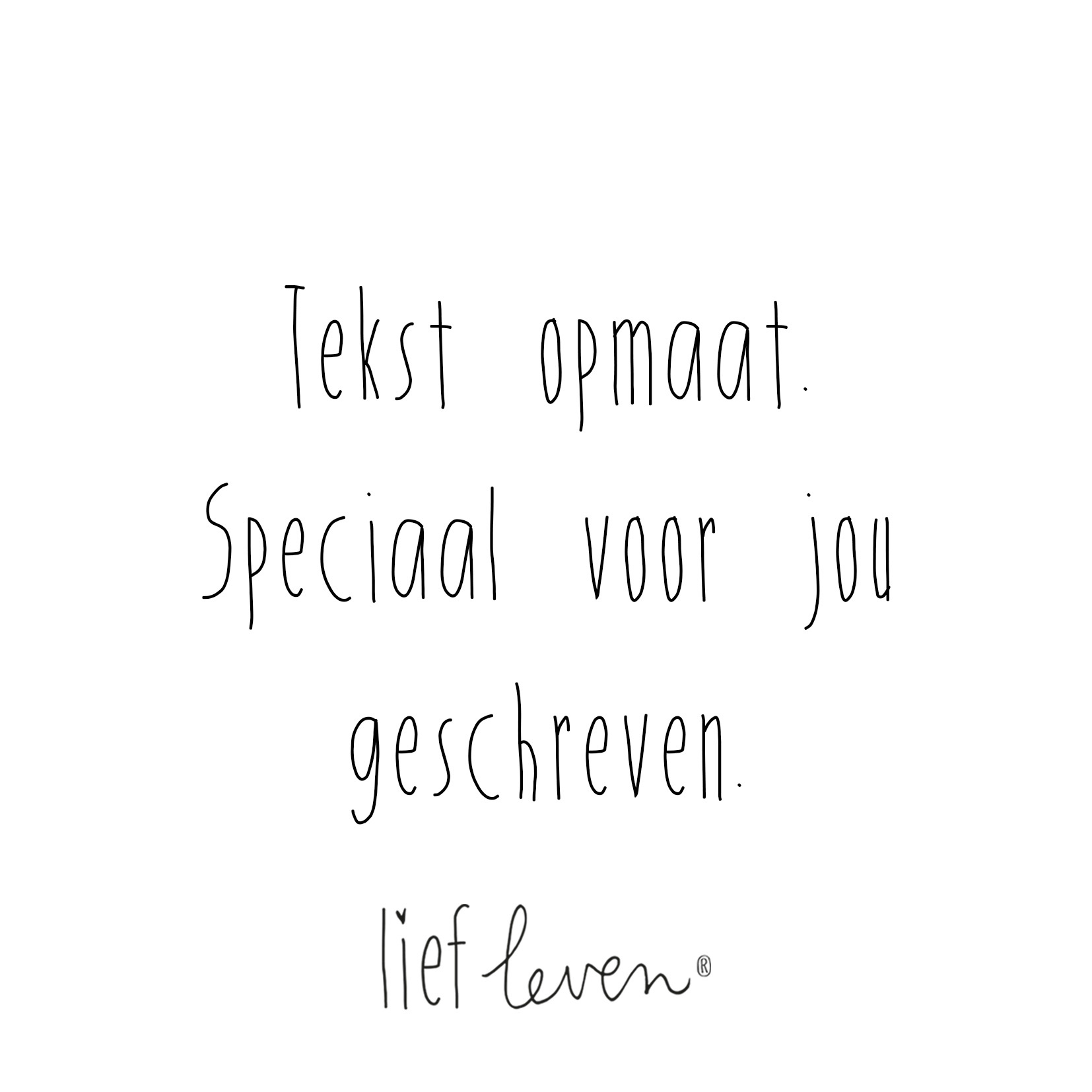 Gedicht op maat