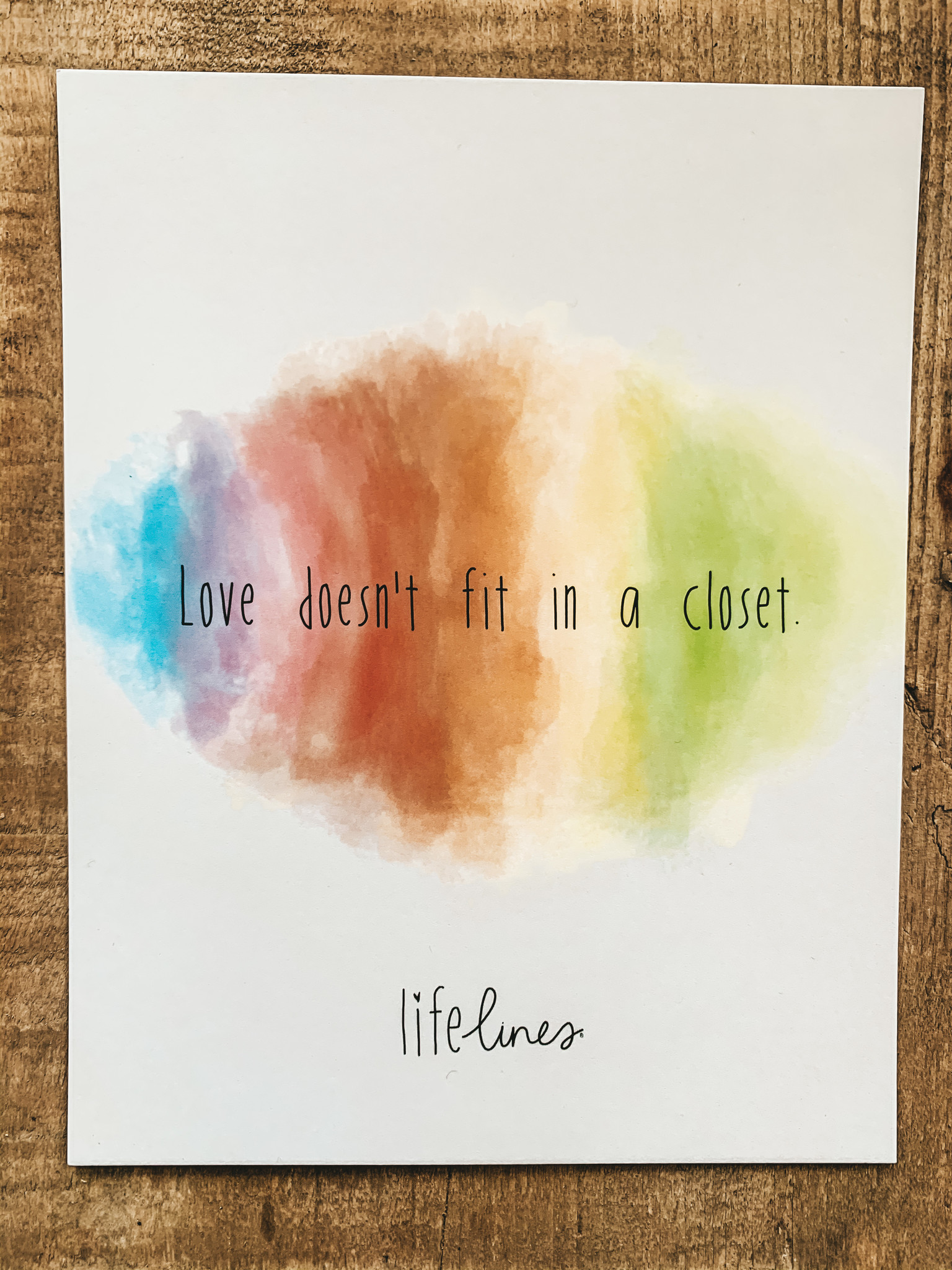 Lief Leven | Mini Poster - Love doesn