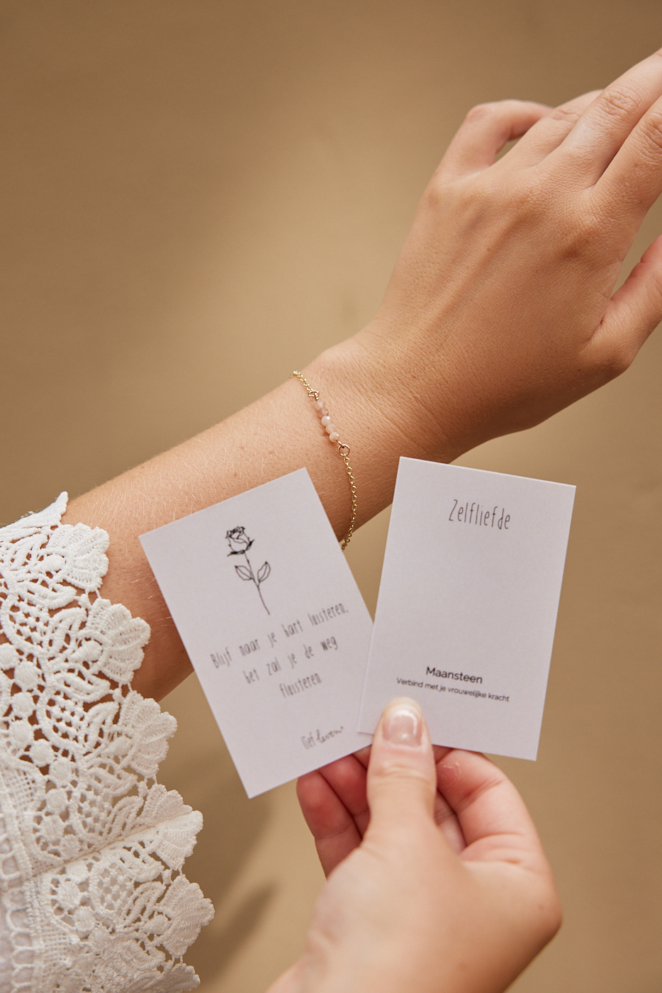 Armband Maansteen • Zelfliefde