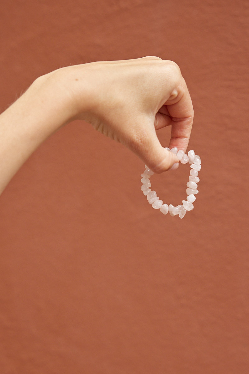 Armbandje voor de kleinste • Rozenkwarts