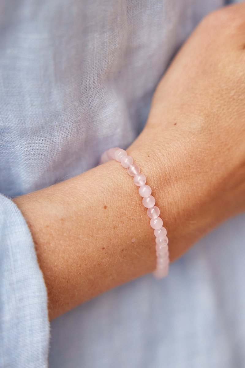 Kinder Armbandje • Rozekwarts