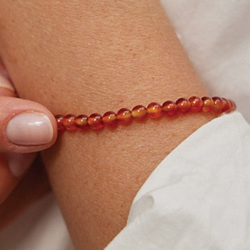 Armband 4mm • Carneool